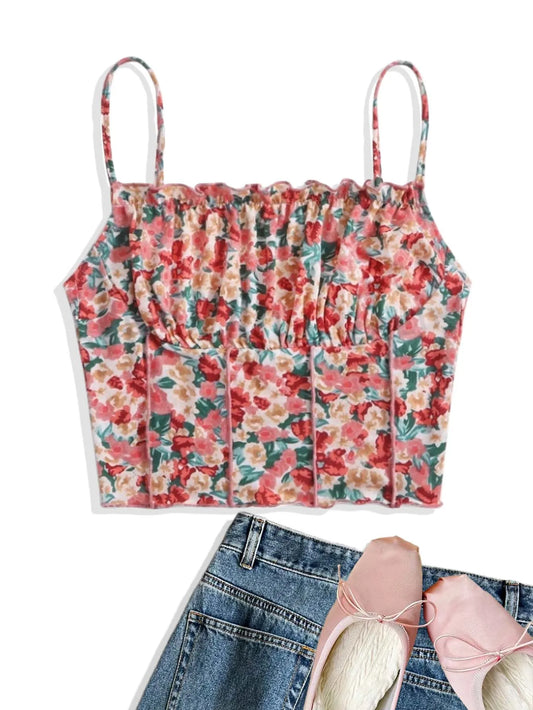 ATELIER | Tenue de Plage Décontractée à Imprimé Floral