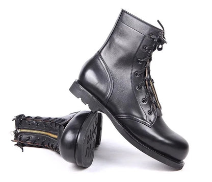 Tabitha | Bottes de vol style vintage en cuir pleine fleur