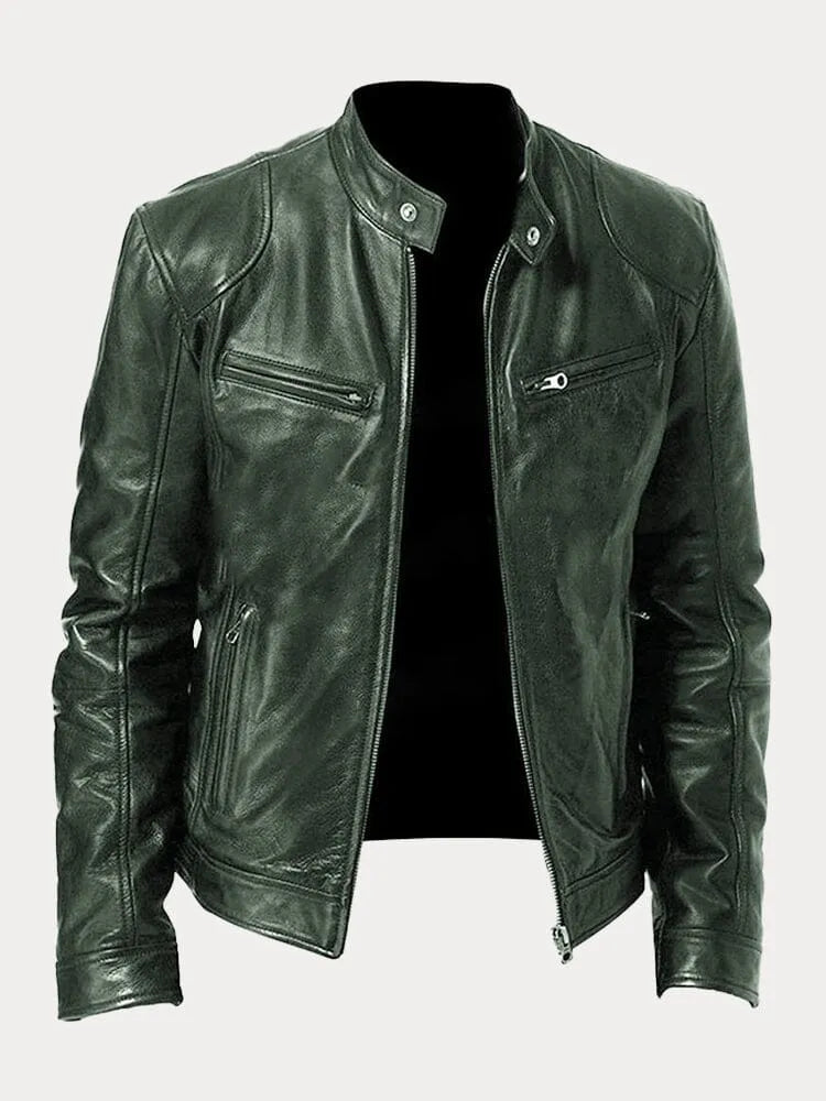 Chiron | Veste en cuir décontractée