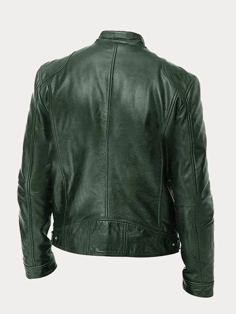 Chiron | Veste en cuir décontractée