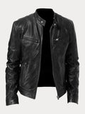 Chiron | Veste en cuir décontractée