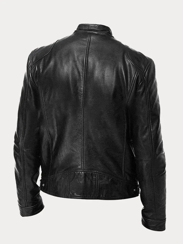 Chiron | Veste en cuir décontractée