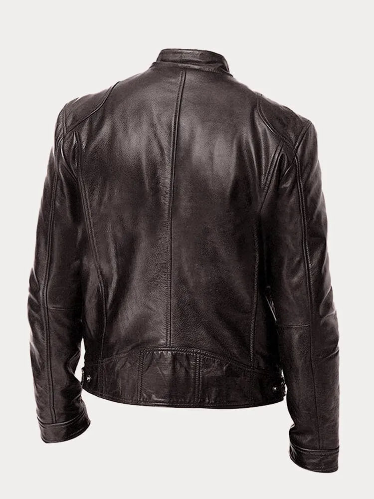 Chiron | Veste en cuir décontractée