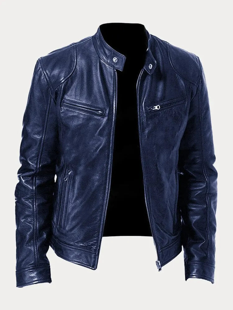 Chiron | Veste en cuir décontractée