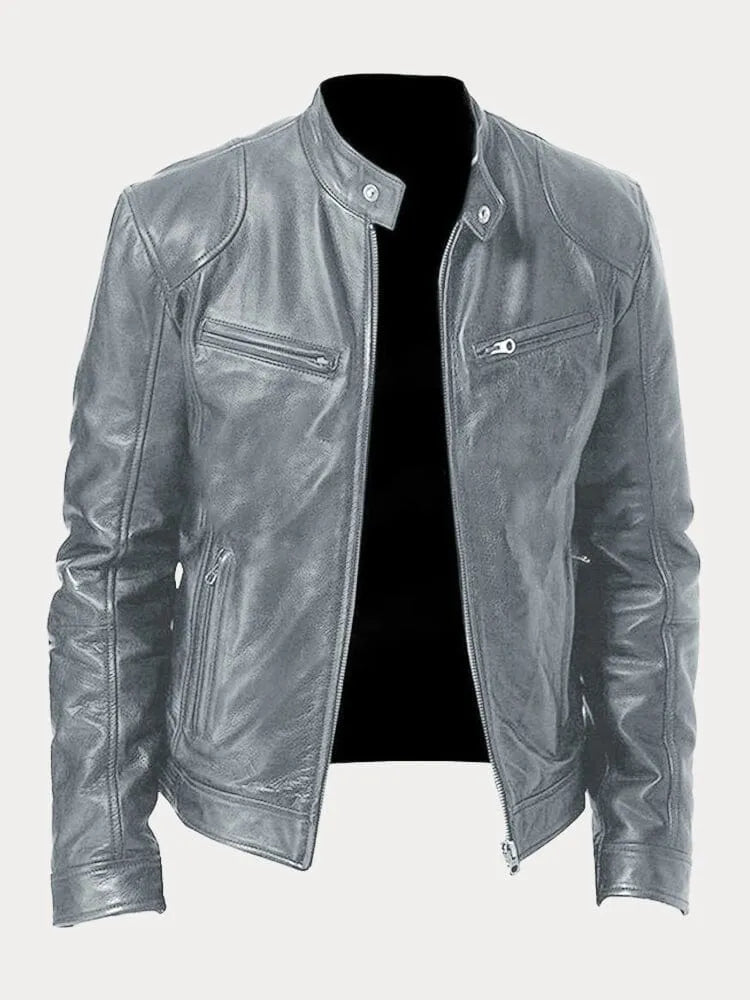 Chiron | Veste en cuir décontractée