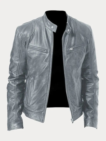 Chiron | Veste en cuir décontractée