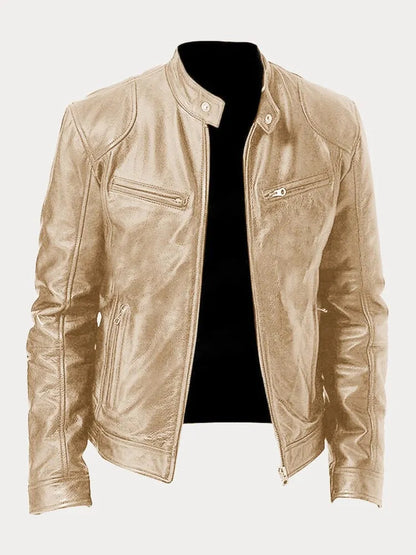 Chiron | Veste en cuir décontractée