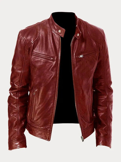 Chiron | Veste en cuir décontractée