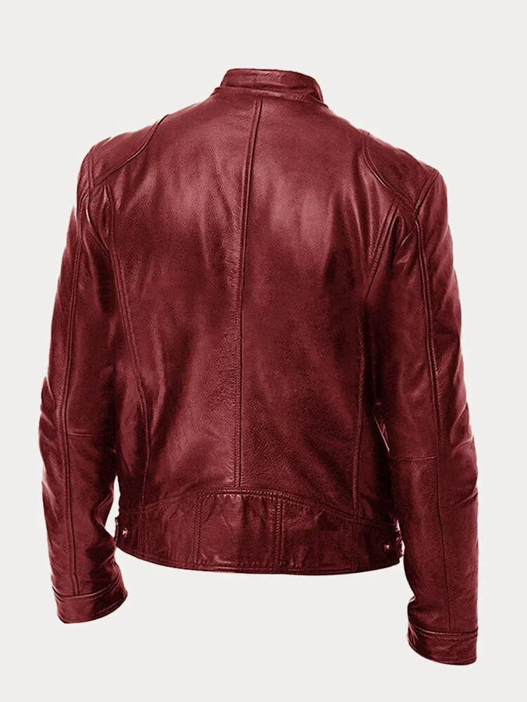 Chiron | Veste en cuir décontractée
