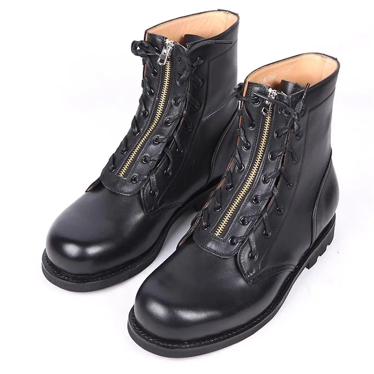 Tabitha | Bottes de vol style vintage en cuir pleine fleur