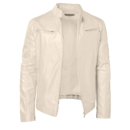 Knox | Veste en cuir de moto pour hommes Punk