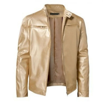 Knox | Veste en cuir de moto pour hommes Punk