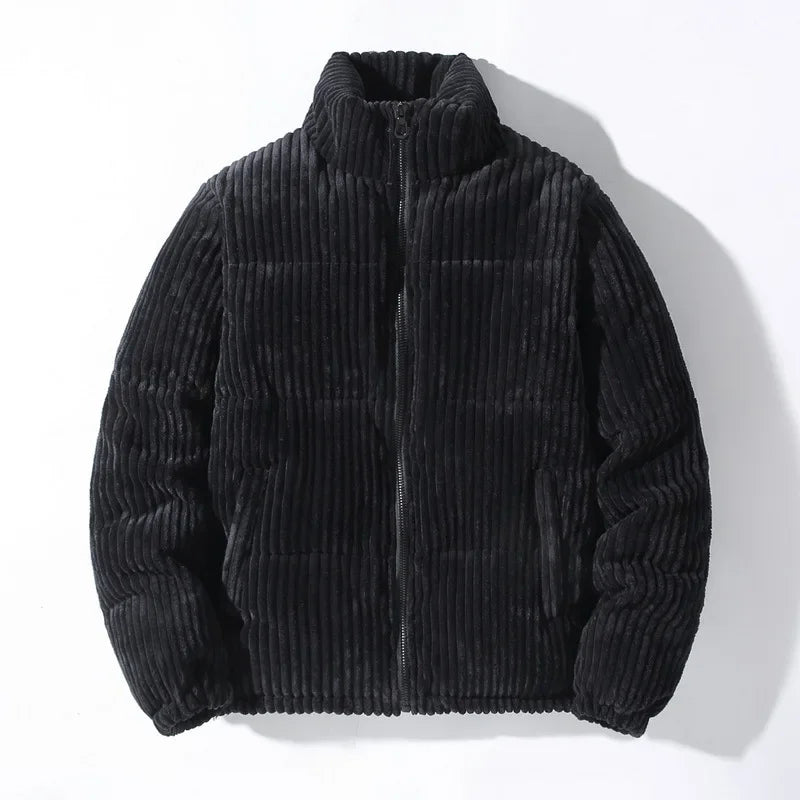 Patrick | Parkas en velours côtelé pour hommes, épais et chauds, rembourrés en coton