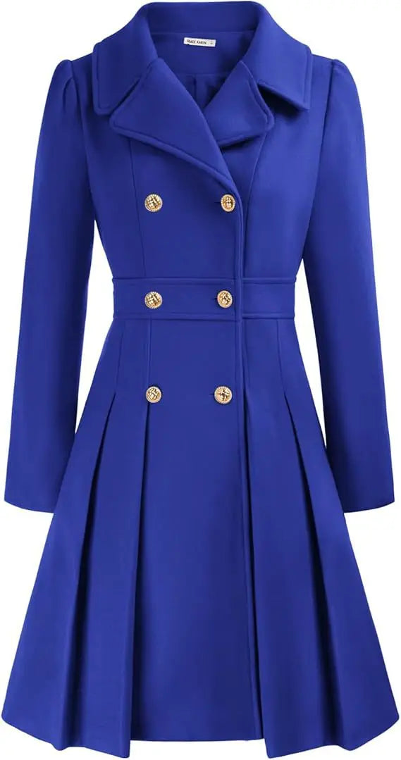 Mirena | Manteau A-ligne épais avec poches