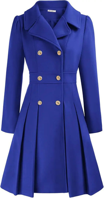 Mirena | Manteau A-ligne épais avec poches