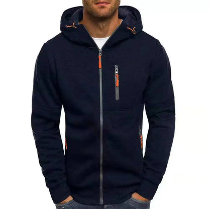 Aziel | Pulls à capuche pour hommes en jacquard décontracté
