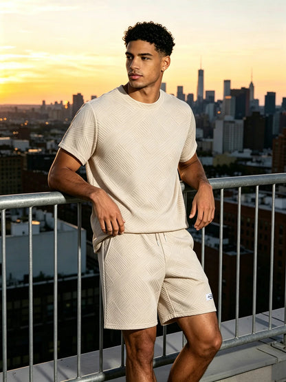 ATELIER | Ensemble Co Ord 2 Pièces Texturé Jacquard