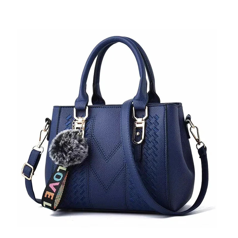 Sac à Épaule en Cuir Brodé Élégance Femme