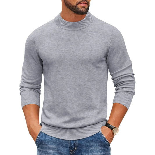 Louis | Pull en tricot côtelé à col roulé pour homme