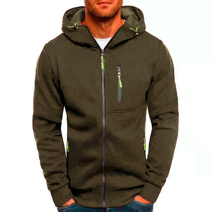 Aziel | Pulls à capuche pour hommes en jacquard décontracté