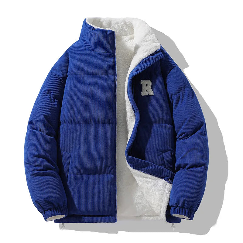 Edvin | Veste d’hiver en velours côtelé avec poches