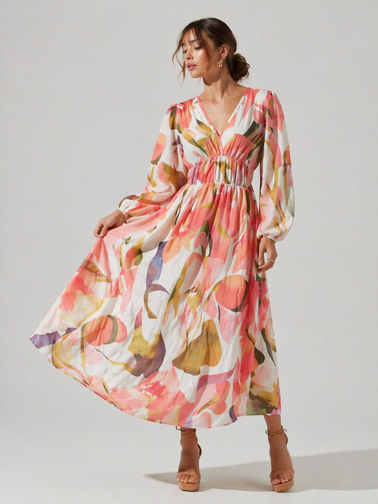 Carlotta Robe Fleurie Élégante