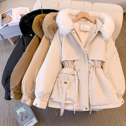 ERIKA – Manteau d'hiver élégant avec fourrure