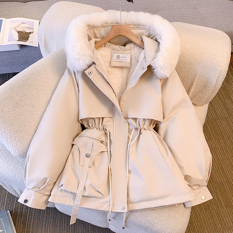 ERIKA – Manteau d'hiver élégant avec fourrure