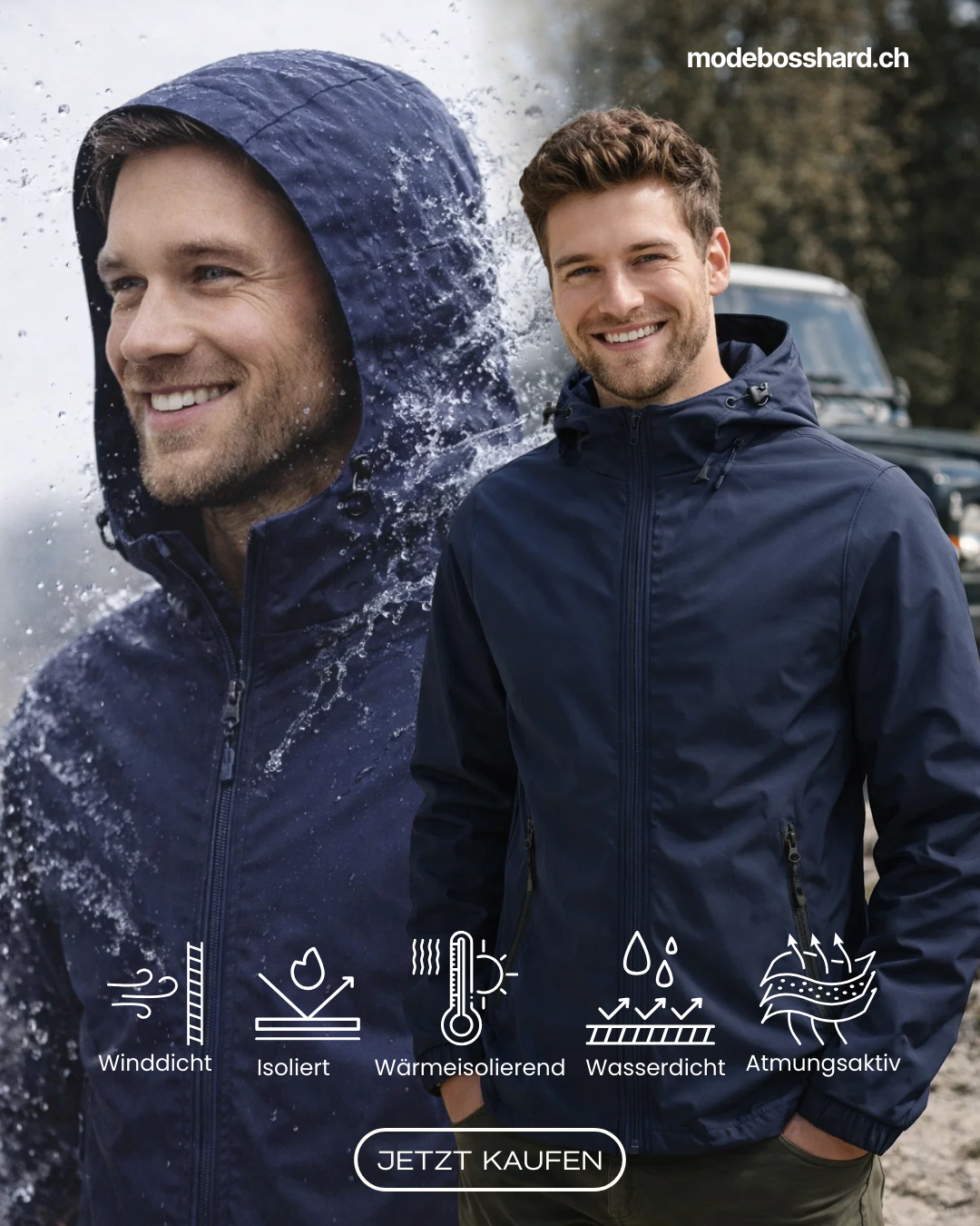 Zayden | Veste extérieure imperméable