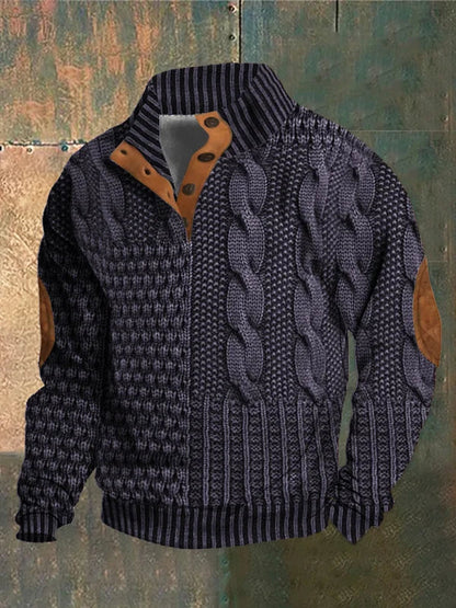 Gwydion | Pull en patchwork