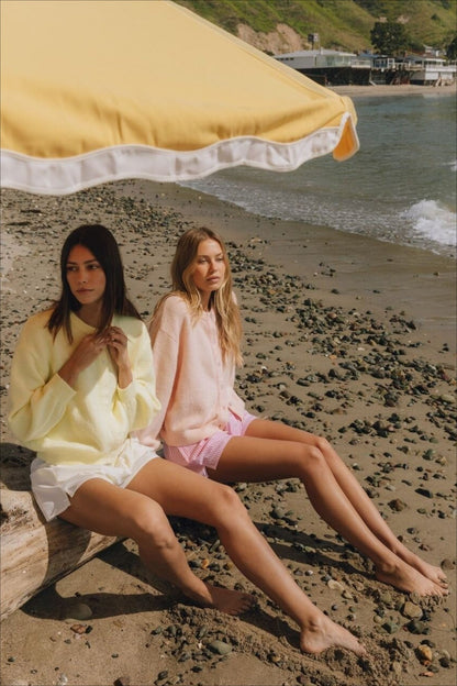 Cardigan en tricot à boutons, à manches longues, décontracté et uni