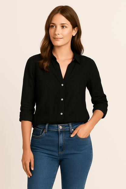 Chemisier d’Été Femme – Léger et Élégant pour Bureau et Loisirs