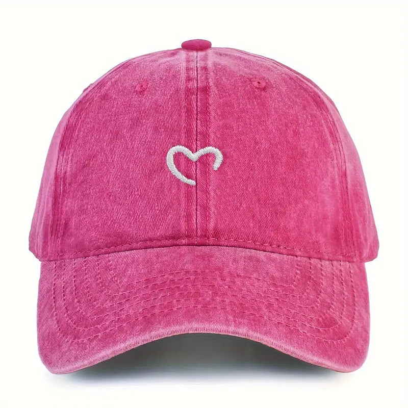 Marlia | Casquette Brodée Avec Cœur