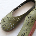 Zia | Chaussures Plates Perforées à Enfiler