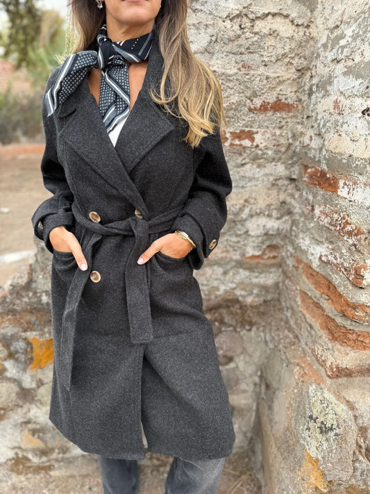 Suki | Veste en mélange de laine à lacets