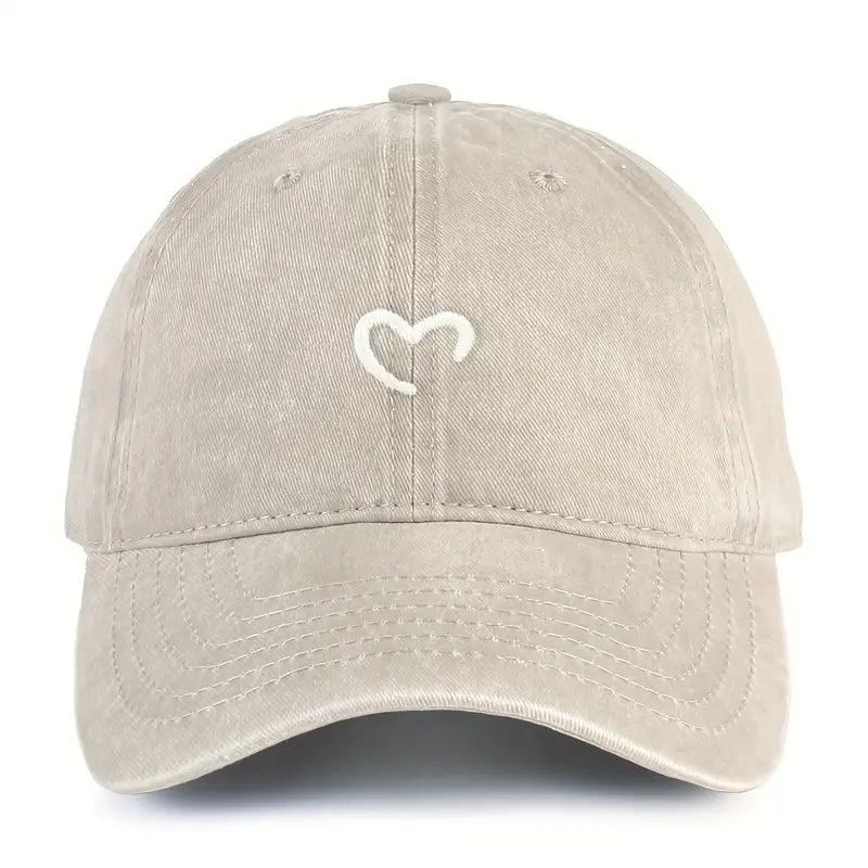 Marlia | Casquette Brodée Avec Cœur