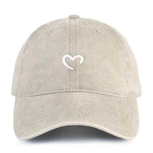 Marlia | Casquette Brodée Avec Cœur