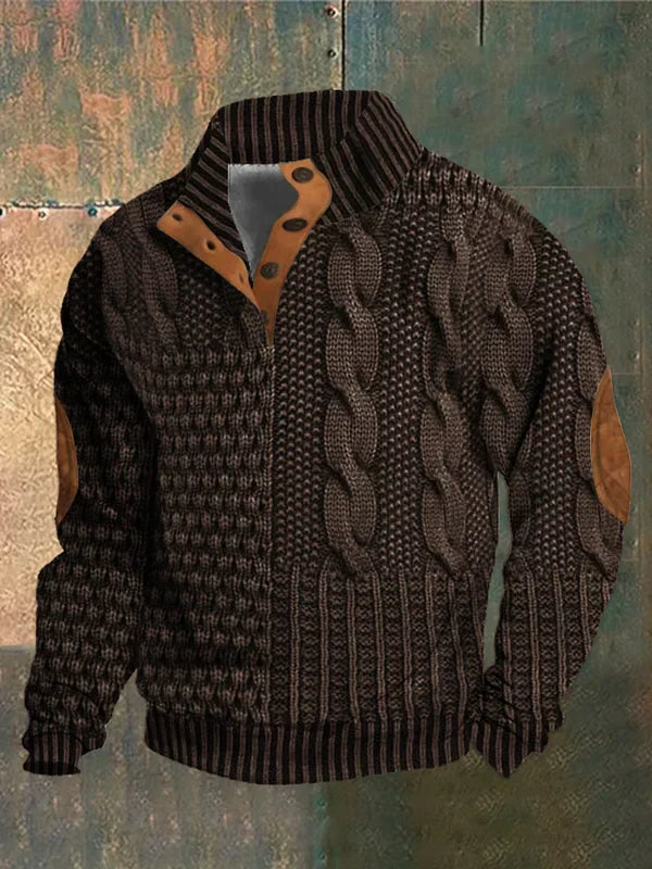 Gwydion | Pull en patchwork