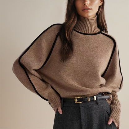 Pull Col Roulé Femme – Élégant et Confortable