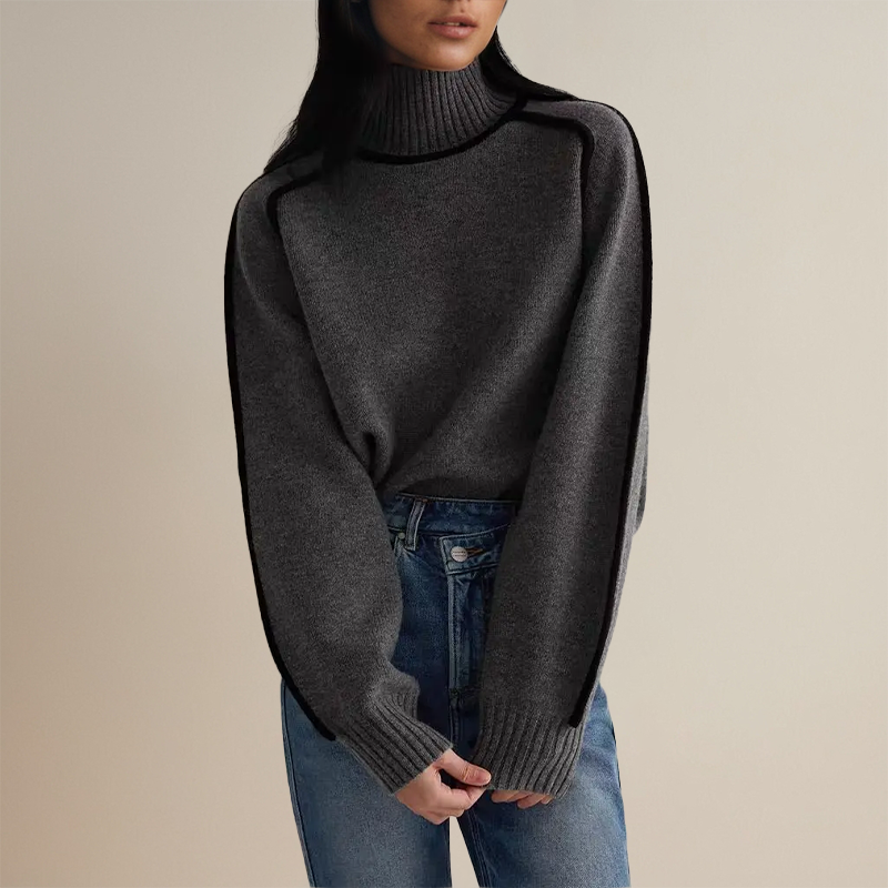 Pull Col Roulé Femme – Élégant et Confortable