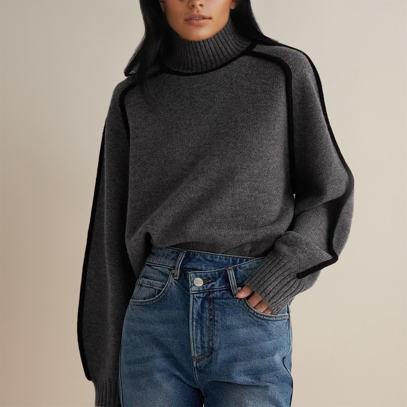 Pull Col Roulé Femme – Élégant et Confortable