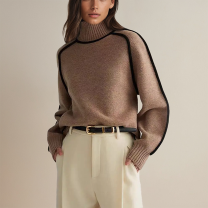Pull Col Roulé Femme – Élégant et Confortable