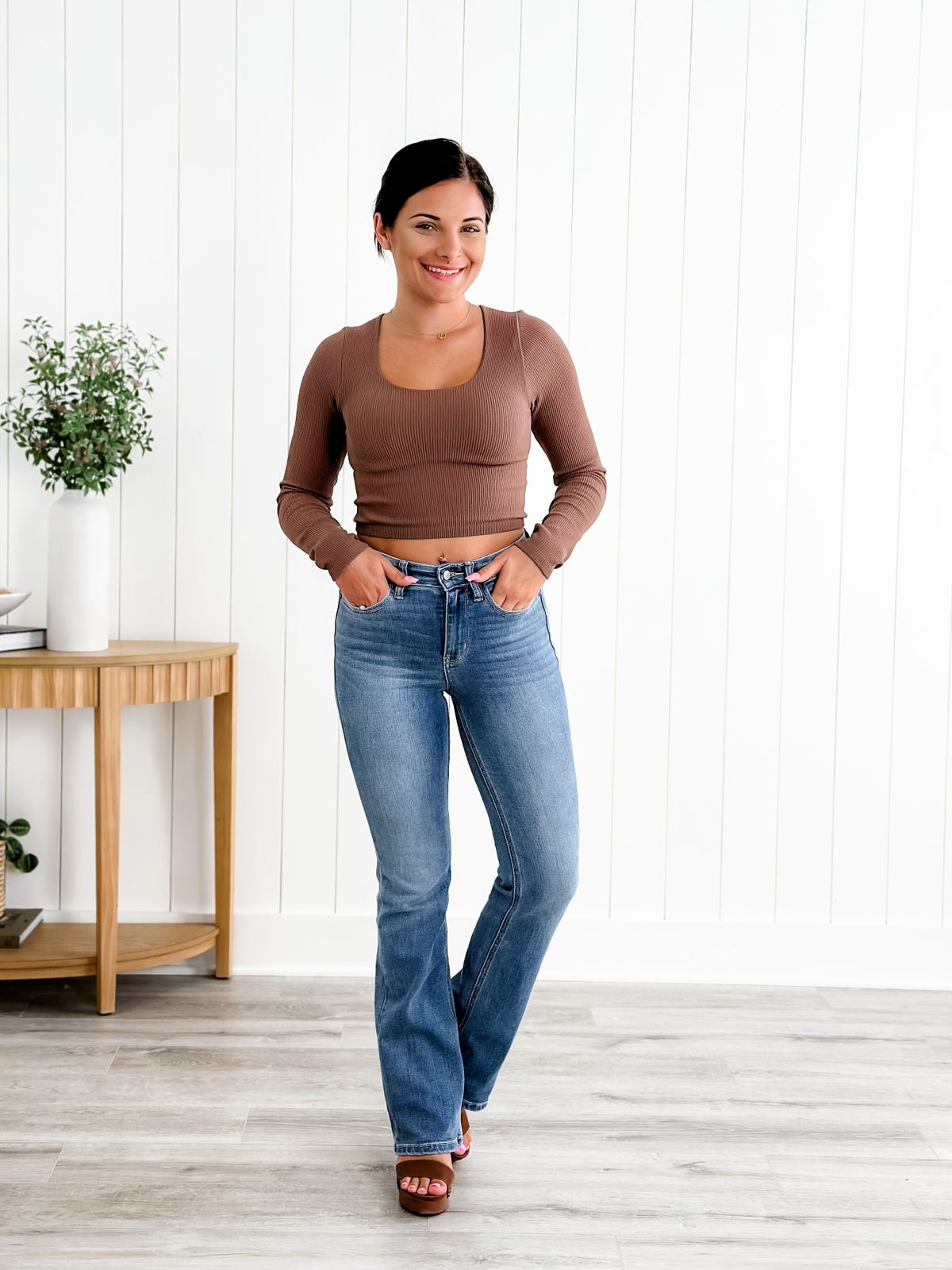 Jennie | Jean Bootcut avec contrôle du ventre