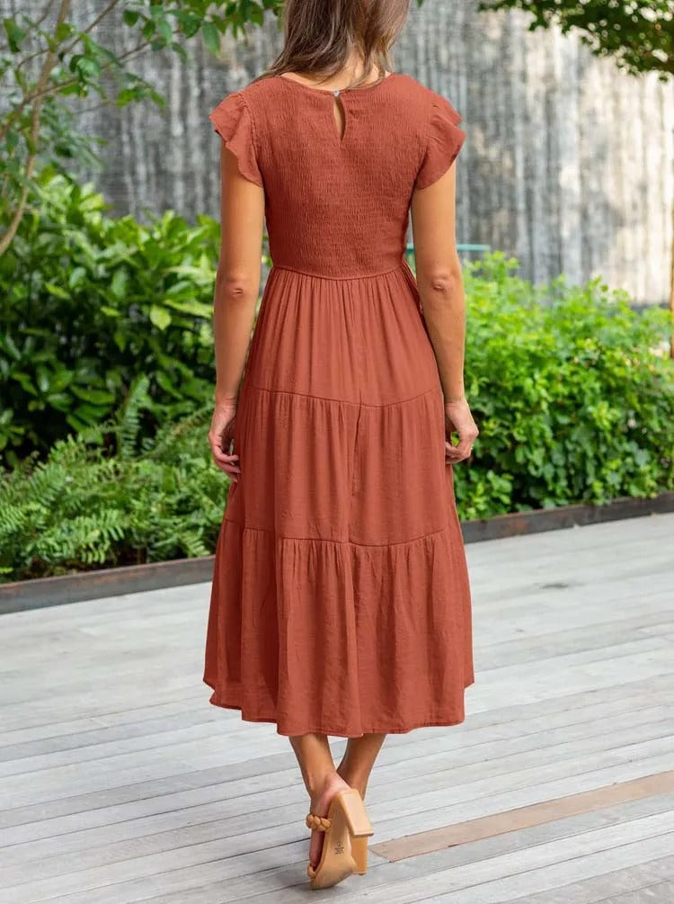 Megan | Robe raffinée couvrant le ventre