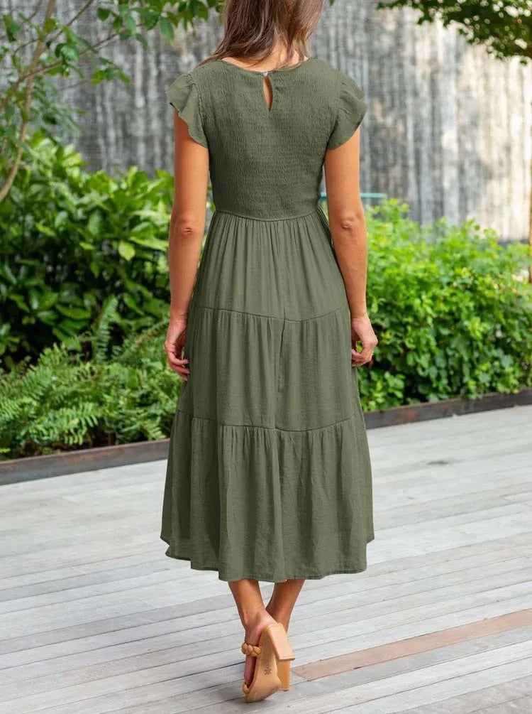Megan | Robe raffinée couvrant le ventre