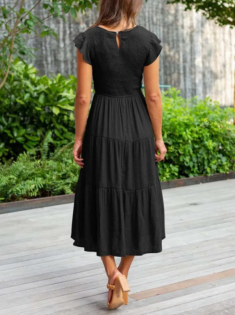Megan | Robe raffinée couvrant le ventre