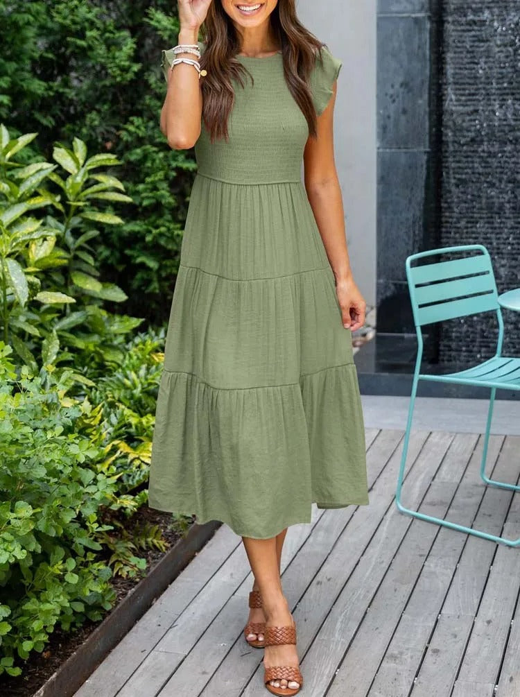 Megan | Robe raffinée couvrant le ventre