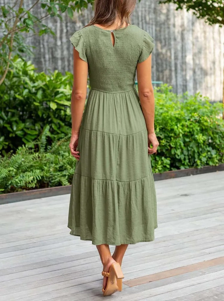 Megan | Robe raffinée couvrant le ventre