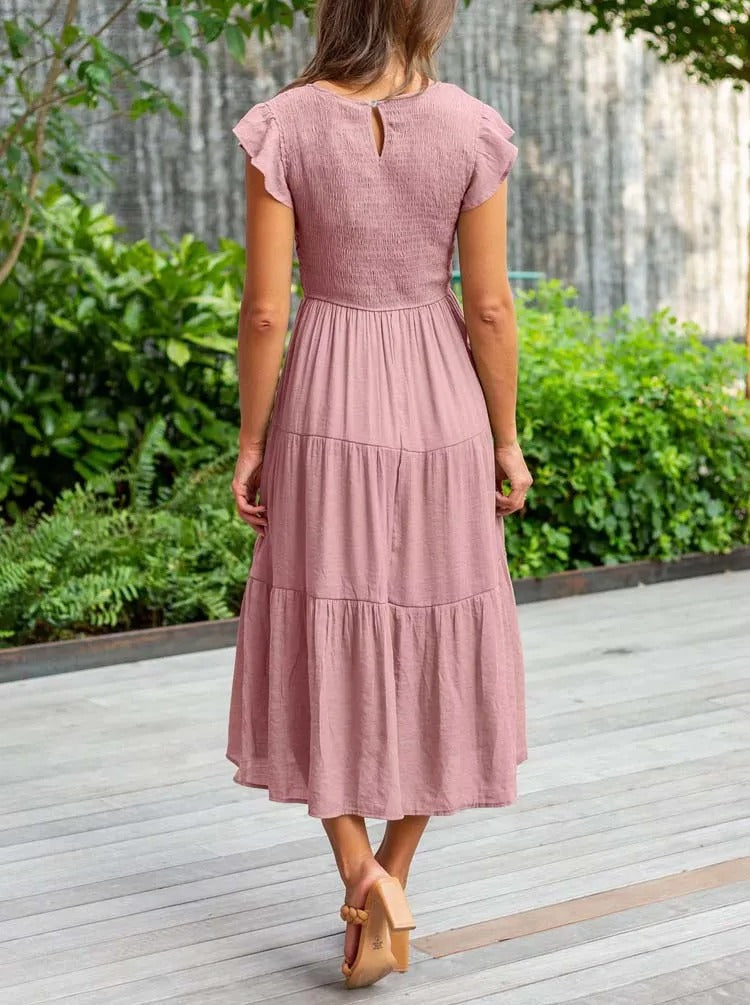 Megan | Robe raffinée couvrant le ventre