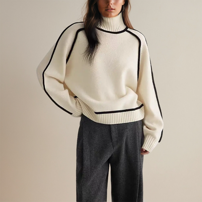 Pull Col Roulé Femme – Élégant et Confortable